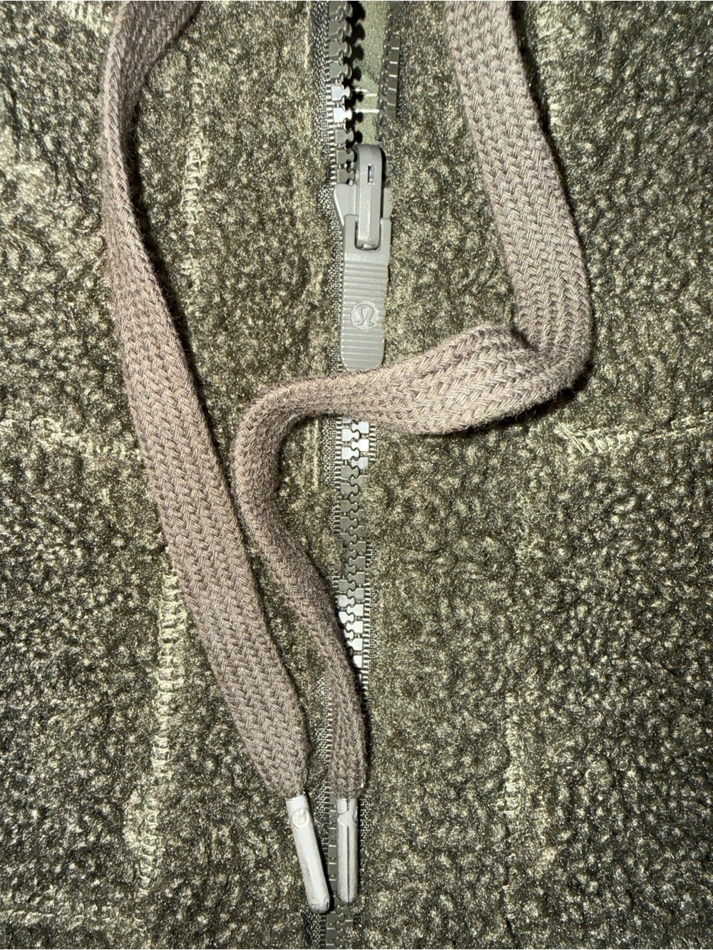 Lululemon Reversible Jacket Olive Green Sherpa Small - Picture 6 of 12